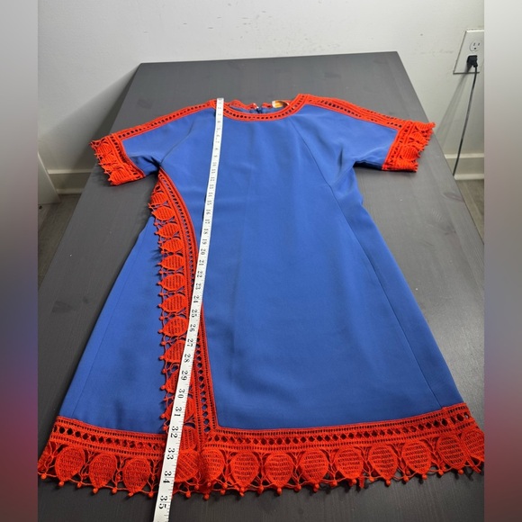 Tory Burch Marissa Lace Trim Crochet Dress - Picture 8 of 9